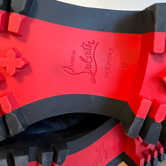 Christian Louboutin biker combat boots black ankle boots - Picture 10 of 14